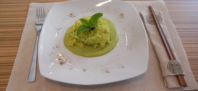 Riso basmati con crema di asparagi