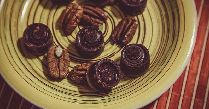 Cioccolatini alle noci pecan