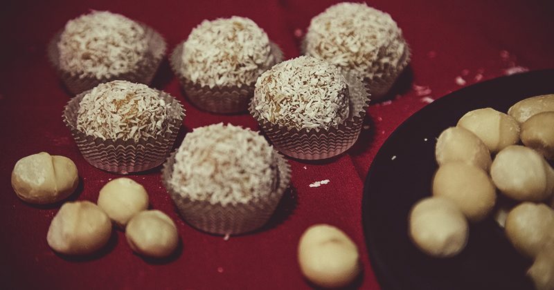 Palline dolci con baobab e cocco