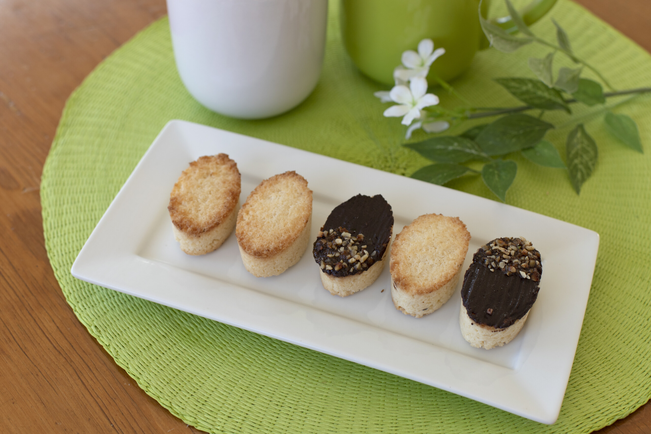 Biscotti ovali al cocco