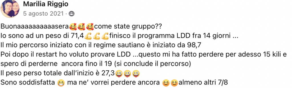 Tornare in forma con LDD